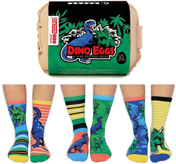 United Oddsocks Dino Eggs (3er Pack, 30 - 38)