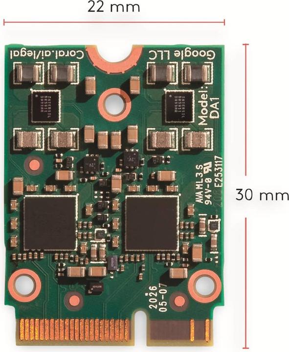 Produktbild Google Coral M.2 Accelerator mit Dual Edge TPU