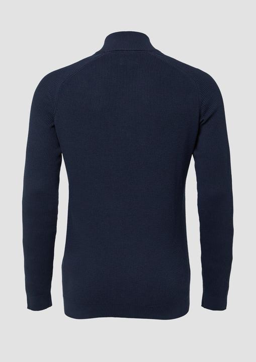 Image du produit s.Oliver Strickpullover Pullover aus Strukturstrick mit Troyer-Kragen (XXL)