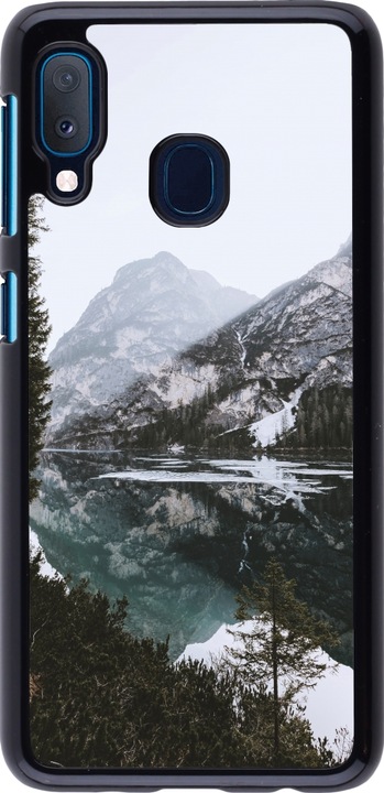 Produktbild PhoneLook Hülle Winter 22 snowy mountain and lake (Samsung Galaxy A20e)