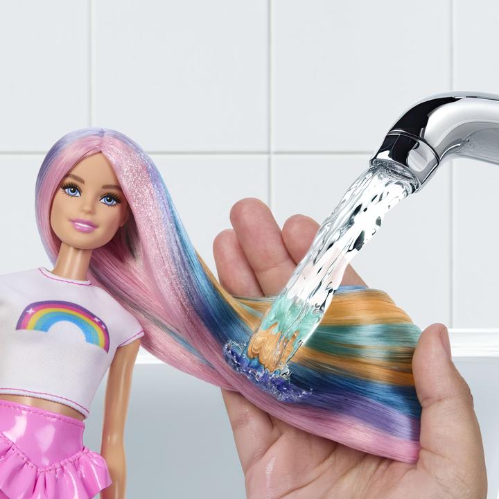 Image du produit 0 Haarspiel Puppe Regenbogen Glitzer