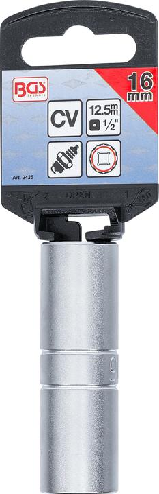 Immagine prodotto BGS Presa per candele, esagonale | parete sottile | attacco da 12,5 mm (1/2") | 16 mm