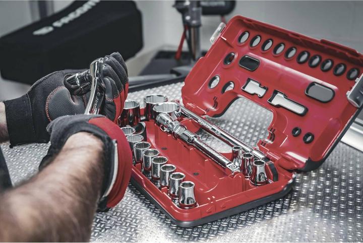 Image du produit Facom Jeu de clés à douilles SL.DBOX1GRPPB OGV® (10 mm, 11 mm, 12 mm, 13 mm, 14 mm, 15 mm, 16 mm, 17 mm, 18 mm, 19 mm, 21 mm, 22 mm, 24 mm, 27 mm, 30 mm, 32 mm, 8 mm)