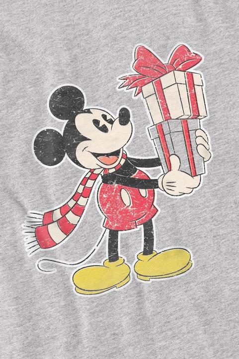 Actual product image Disney Childrens/Kids Mickey Mouse Present Christmas T-Shirt (128)