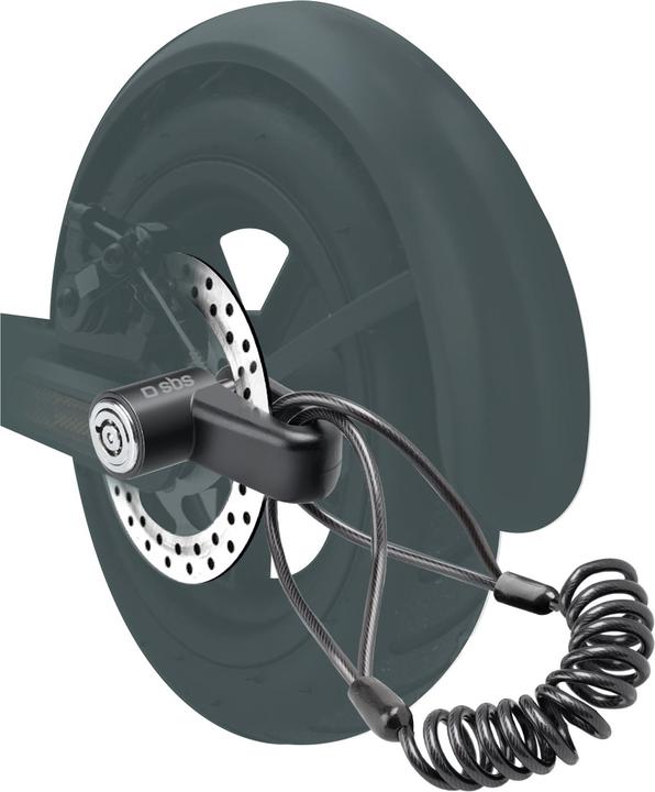 Actual product image SBS Anti-theft lock for bikes and electric scooters