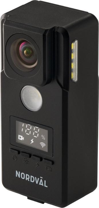 Actual product image Nordval BC101F Front light bike camera (Accelerometer, Built-in display, Built-in display, Built-in microphone, Night vision, Rechargeable battery, 4K)
