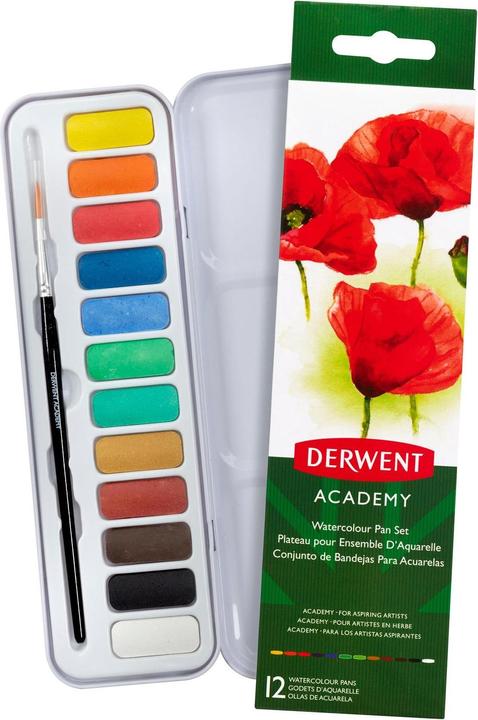 Immagine prodotto Derwent Set di pentole per acquerello multicolore (Multicolore)