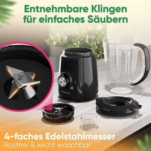 Actual product image Bomann UM 6091 CB schwarz (500 W)