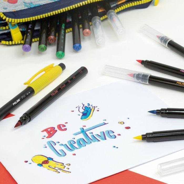 Actual product image PINCEL BRUSH felt tip pens, 10 colours (10 x)