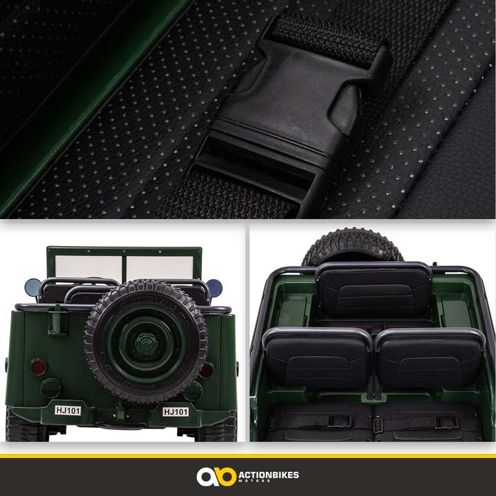 Produktbild Actionbikes Motors Jeep Willys Kinder Elektroauto Kinderauto Geländewagen elektrisch SUV Allrad 4x4