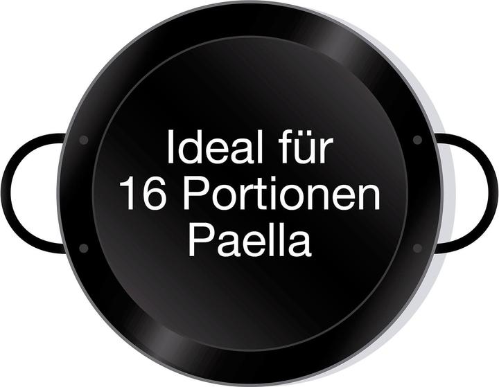 Actual product image All'Grill Enamelled paella pan Ø 55 cm (Paella pan, Enamel, Steel, 55 x 5.40 cm)