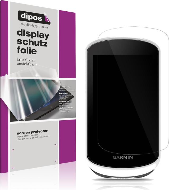 Actual product image Dipos Screen Protector Crystalclear for Garmin Edge Explote 2