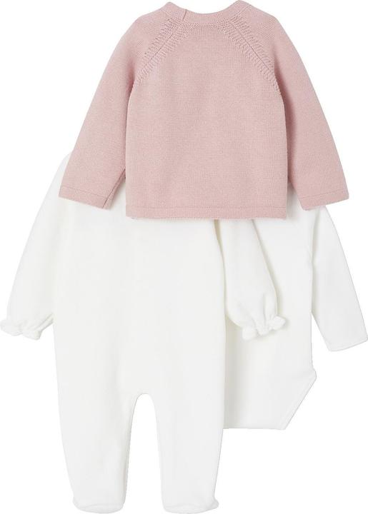 Produktbild Vertbaudet Baby Geschenk-Set zur Geburt: Jäckchen, Strampler & Body (86)
