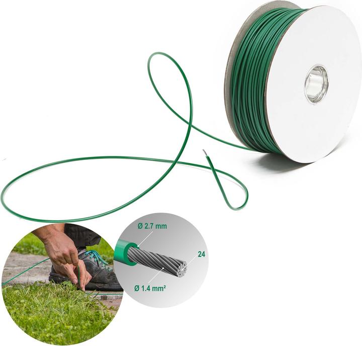 Immagine prodotto Wiltec Cavo di confine (Tosaerba, Robot tagliaerba garage)