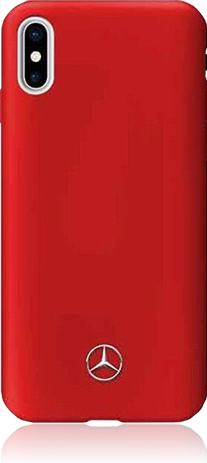 Produktbild Mercedes MEHCPXSILRE iPhone X/ Xs hard case czerwony/red (Apple iPhone X)