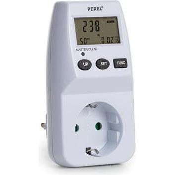 Perel, Energiemessgerät, ENERGIEKOSTEN-MESSGERÄT - 230 V - 16 A - SCHUTZKONTAKT (DEUTSCHES SYSTEM)