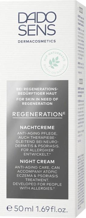 Produktbild Dado Sens REGENERATION E Nachtcreme - Regenerationsbedürftige Haut (50 ml, Nachtcreme)