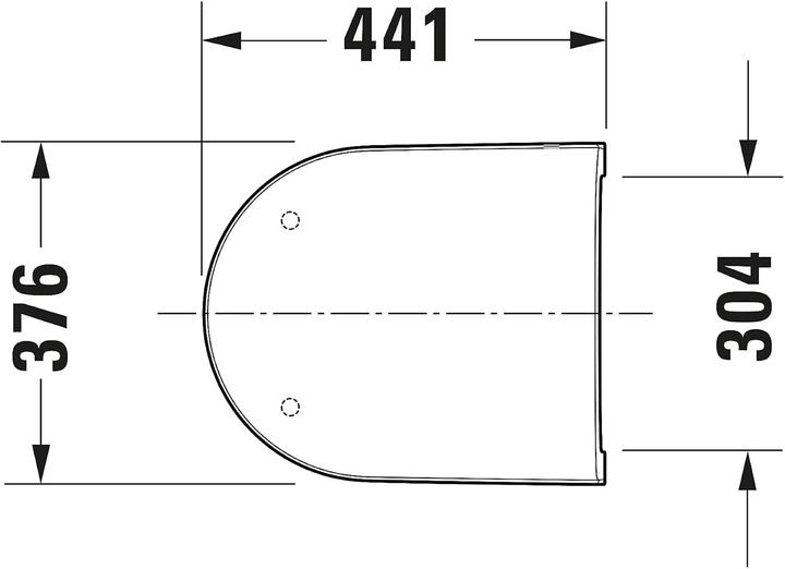 Produktbild Duravit WC-Sitz D-NEO Scharn ES ohne Absenkautomatik weiss