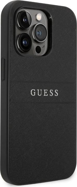 Produktbild Guess PU Leather Saffiano Case für Apple iPhone 14 Pro - black (Apple iPhone 14 Pro)