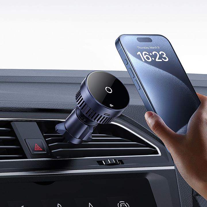 Image du produit Baseus Support voiture avec chargeur à induction MagPro 15W Qi2.0 (Noir)