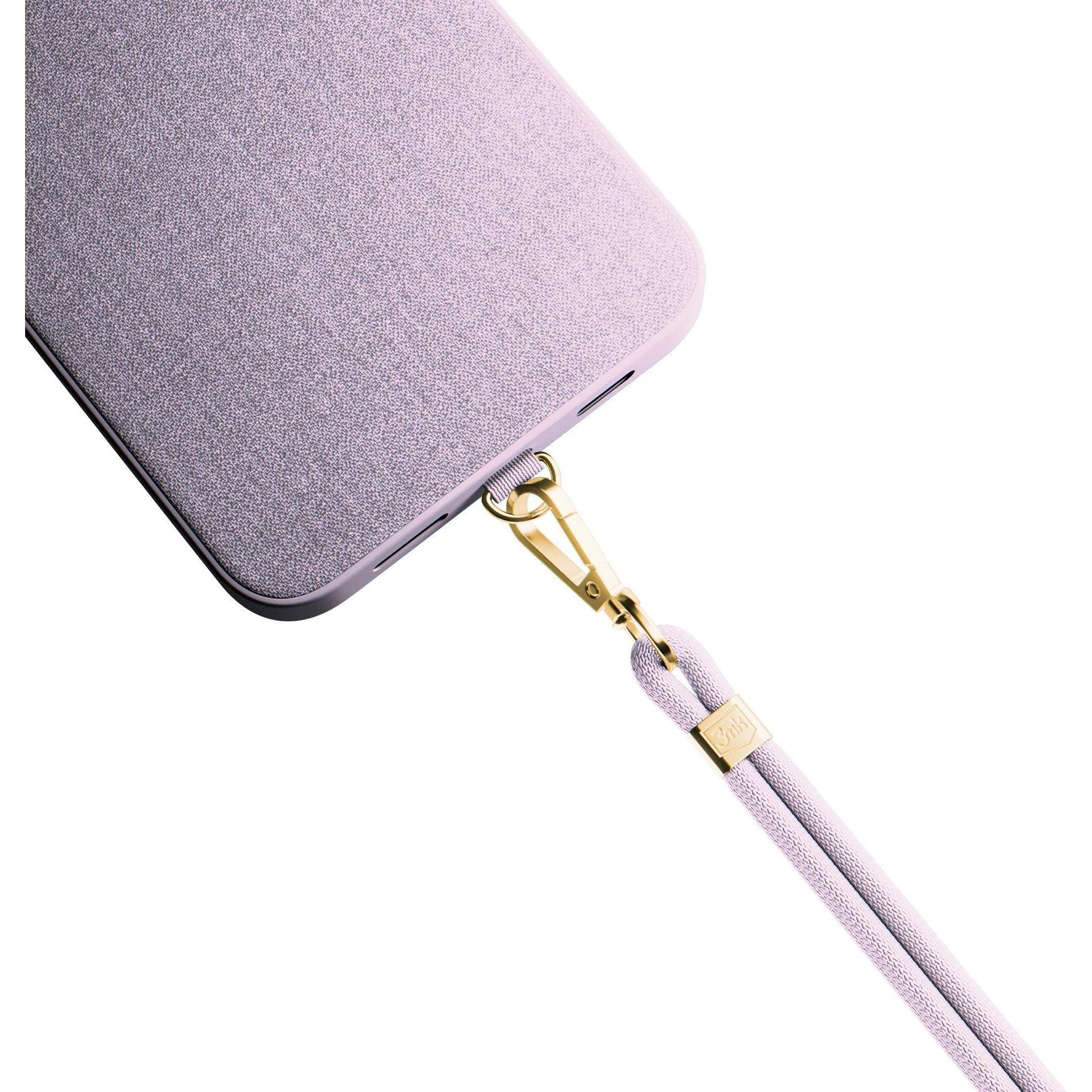 3MK EasyClip Elite Powder Pink (gold) smycz do telefonu, Weiteres Smartphone Zubehör, Gold