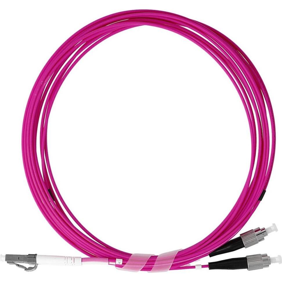 BlueOptics Duplex LWL Patchkabel LC-FC Multimode OM4 0.5 Meter (0.50 m), Netzwerkkabel