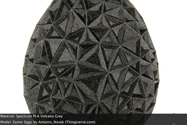 Immagine prodotto Filamento PLA Glitter grigio vulcano 4,5 kg 1,75 mm (PLA, 1.75 mm, 4500 g)