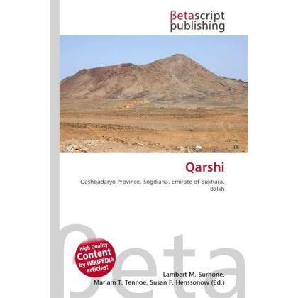 Thumbnail - Qarshi, Ratgeber von Lambert M. Surhone, Mariam T. Tennoe, Susan F. Henssonow