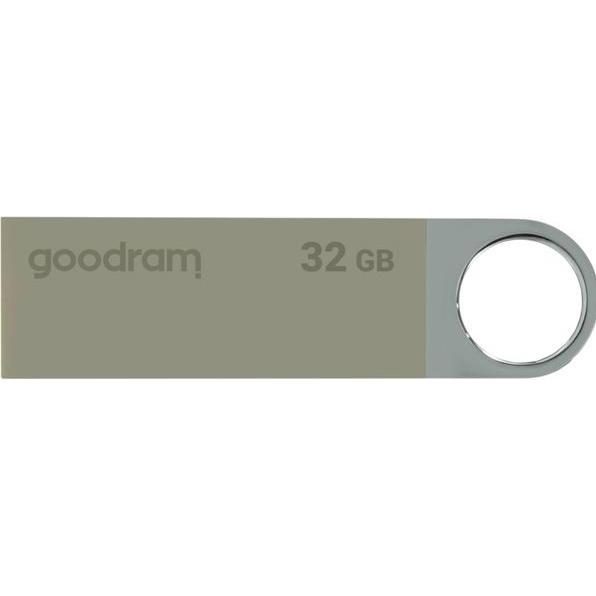 Goodram 32GB USB 2.0 - 32 GB - USB Typ-A - 2.0 - 20 MB/s - Drehring - Schwarz - Silber (32 GB, USB 2.0), USB Stick, Silb...