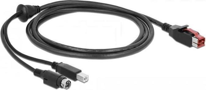 Immagine prodotto Delock 85488 Cavo PoweredUSB spina 24 V (2 m, USB 2.0)
