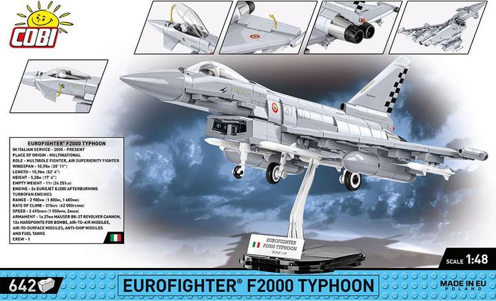 Produktbild Cobi 5849 - 642 PCS ARMED FORCES /5849/ EUROFIGHTER TYPHOON I