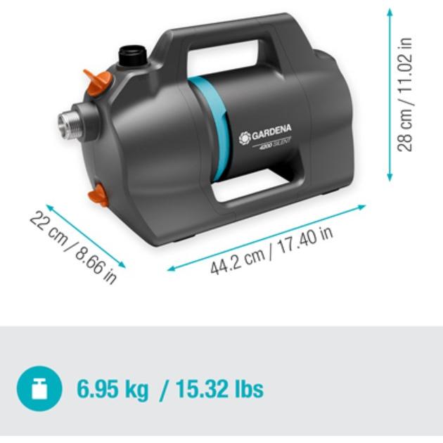 Thumbnail - Gardena, Wasserpumpe, 4200 Silent Gartenpumpen-Set (Gartenpumpe)