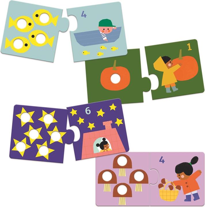 Immagine prodotto Djeco Puzzle Duo Erste Zahlen (24 pezzi)