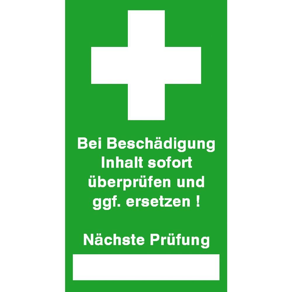 SafetyMarking, Sicherheitskennzeichnung, 30.0975 Sicherheitssiegel Bei Beschädigung Inhalt sofort überprüfe