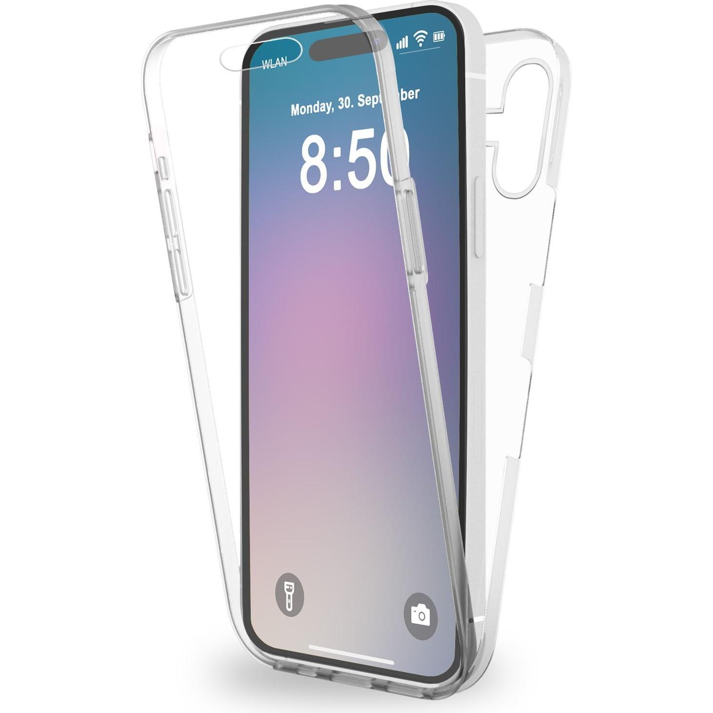 Nalia Klare 360 Grad Hülle (Apple iPhone 16 Plus), Smartphone Hülle, Transparent