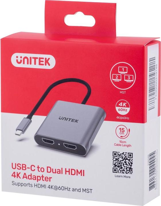 Produktbild Unitek USB Typ-C zu (HDMI, 6.30 cm)
