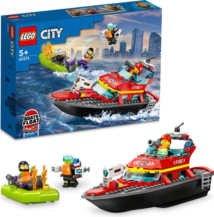 Produktbild LEGO Feuerwehrboot (60373, LEGO City)
