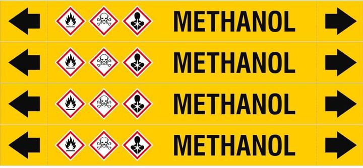 Actual product image Brady ASME - Pipe markers - Methanol