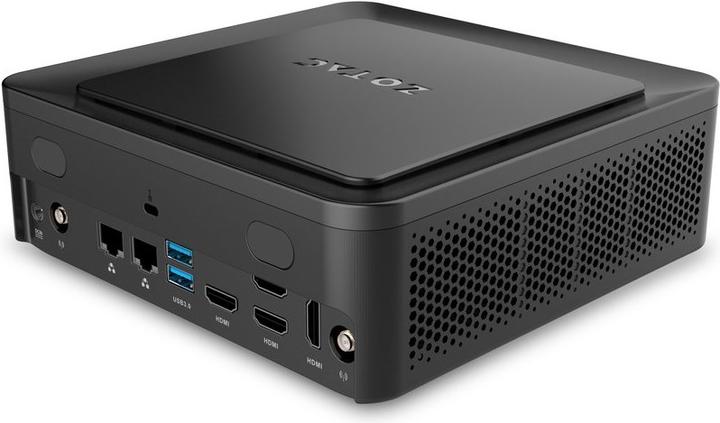 Actual product image Zotac ZBOX QK5P1000-BE NVIDIA Quadro P1000 4GB Intel Core i5-7200U Barebone (Intel Core i5-7200U)