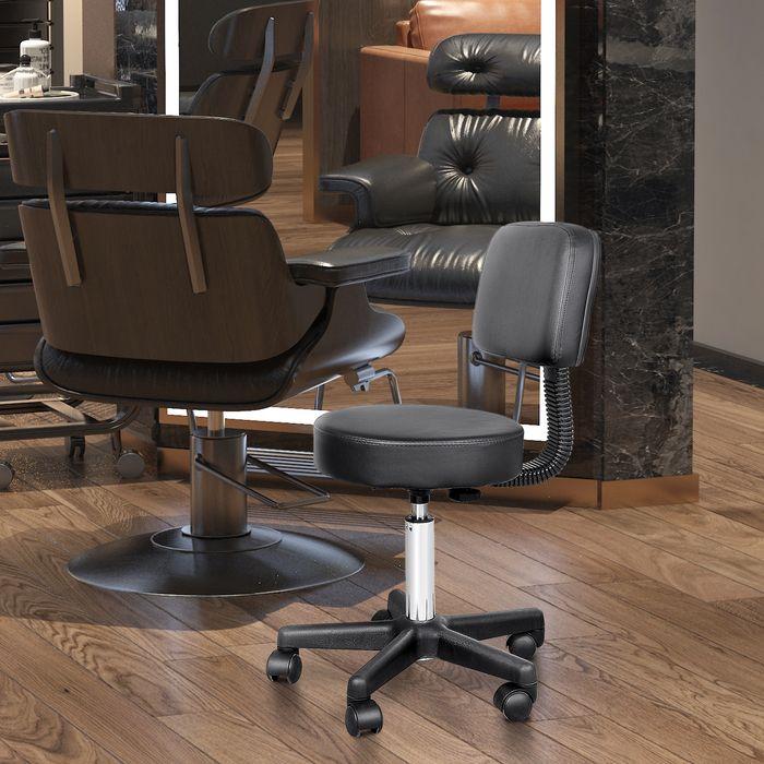 Image du produit Homcom Tabouret à roulettes