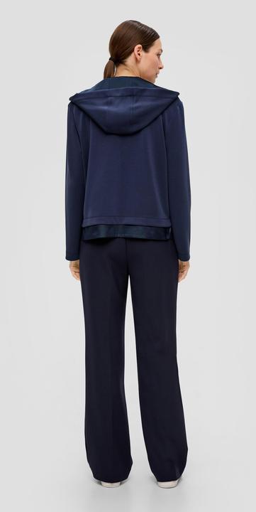 Produktbild s.Oliver Sweatshirt Scuba-Sweatshirt mit Kapuze (34)