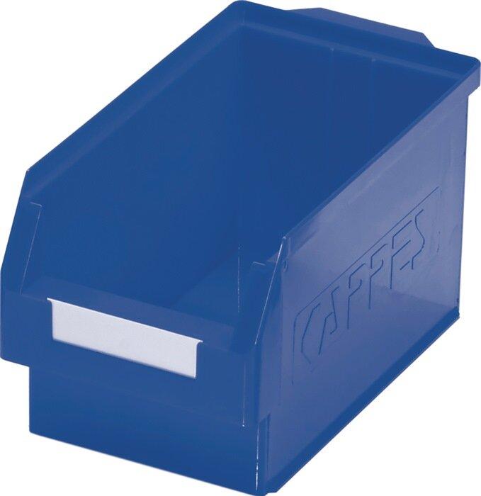 Actual product image Kappes Open fronted storage box size 3 blue L350xW200xH200mm