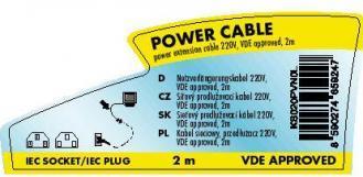 Produktbild Logo Netzkabel C13-C14 (65924) (2 m)