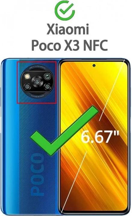 Actual product image Screenguard Xiaomi Poco X3 bulletproof glass protective film Case Friendly Design (1 Piece, Xiaomi Poco X3)
