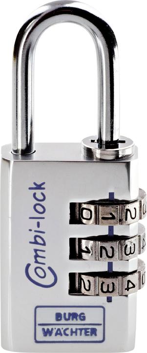Burg Wächter Zahlenschlösser Combi 90 20 Chromo SB