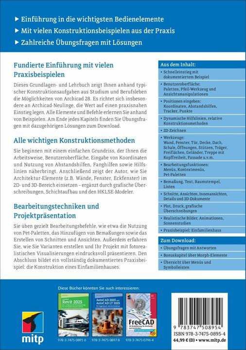 Actual product image Archicad 28 (German, Detlef Ridder, 2025)