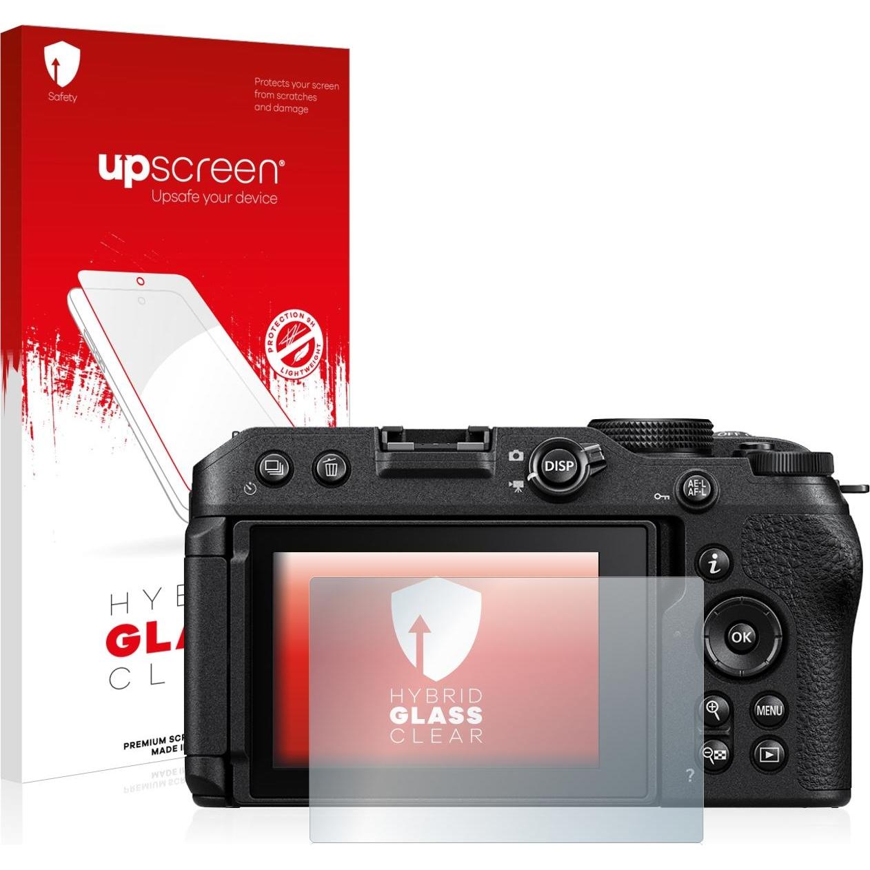 upscreen Scratch Shield Panzerglasfolie (Displayschutz, Z30), Kameraschutz