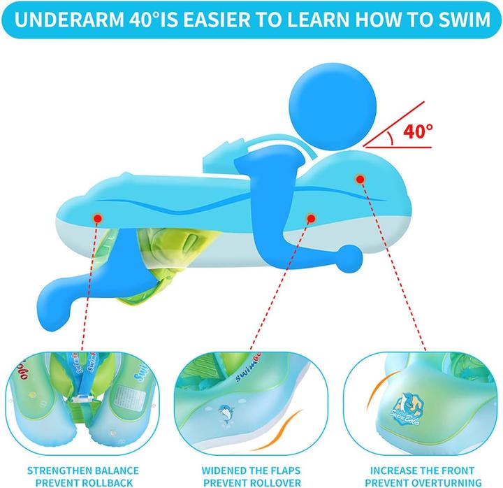 Actual product image Neusky Babyschwimmring mit Sonnendach