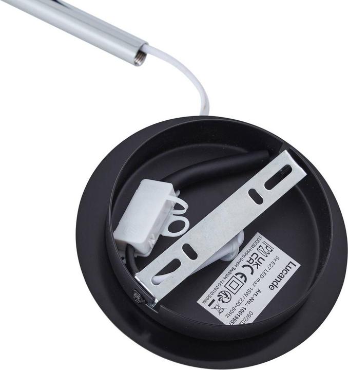 Produktbild Lucande Eirian 5 Deckenleuchte Clear/Black (E27)