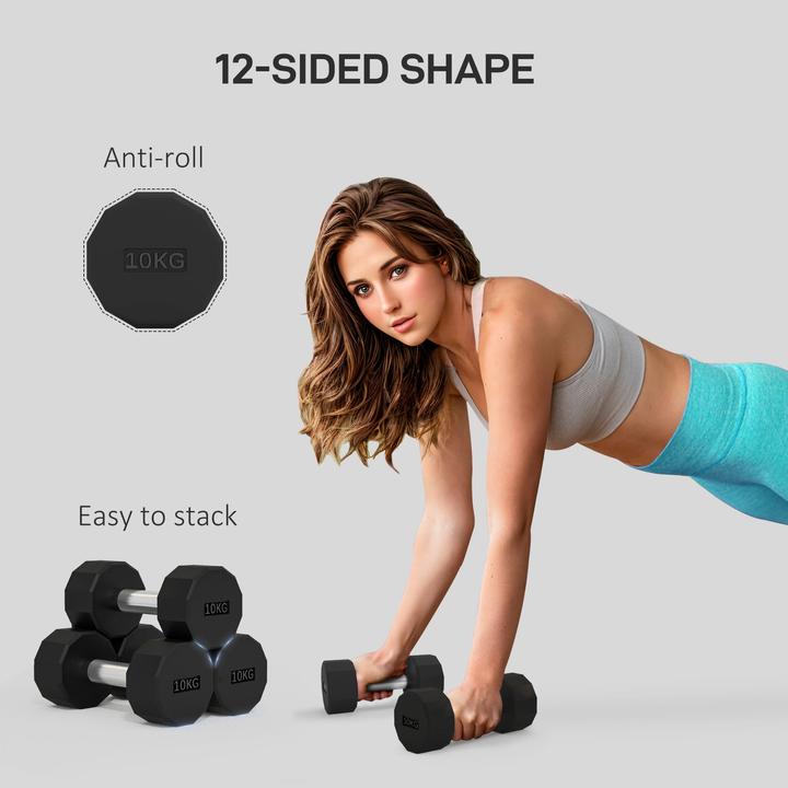 Actual product image Jamb Dumbbell set 20kg (2 x 10 kg)